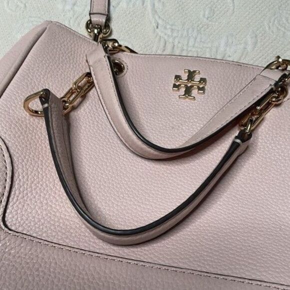 Tory Burch Handbags - Tory Burch Georgia Triple Compartment Shoulder Tote Bag Women Size L Dusty Pink